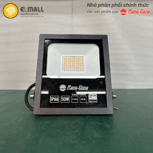Mặt trước đèn pha led 50W CP06 Rạng Đông