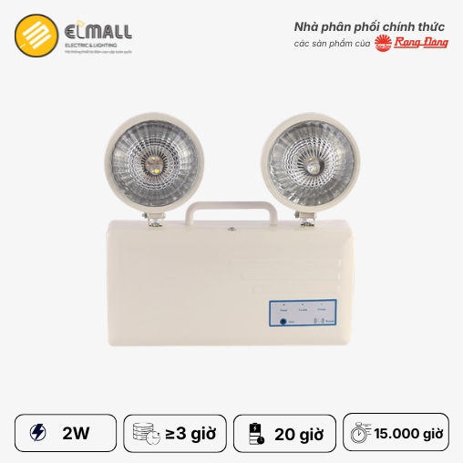 đèn led khẩn cấp kc01 2w pccc