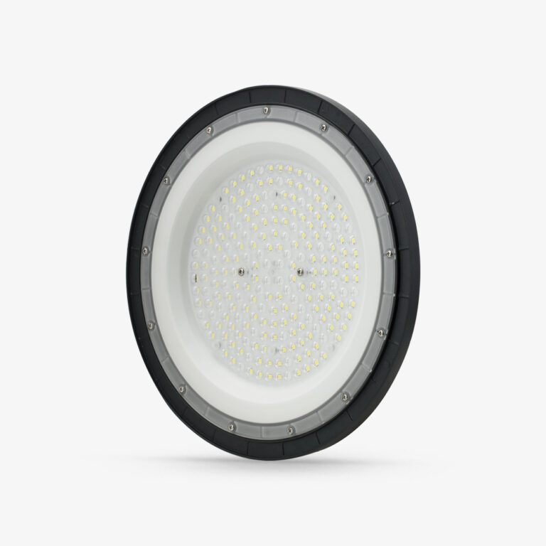 Đèn LED Nhà xưởng HB04 300/100W 6500K Rạng Đông góc nghiêng mặt trước 1