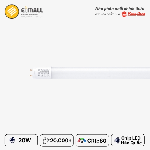 đèn led tuýp t8 n02 20w