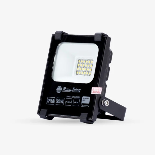 Đèn pha LED 20W CP06 Rạng Đông góc nghiêng mặt trước 2