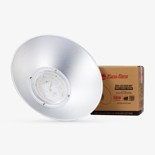 góc nghiêng phải đèn led nhà xưởng 50w