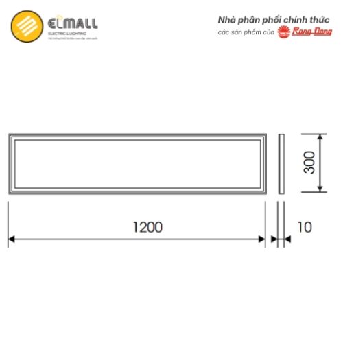kích thước đèn panel 30x120 40w p07