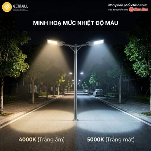nhiệt độ màu đèn đường CSD09 50W.PLUS
