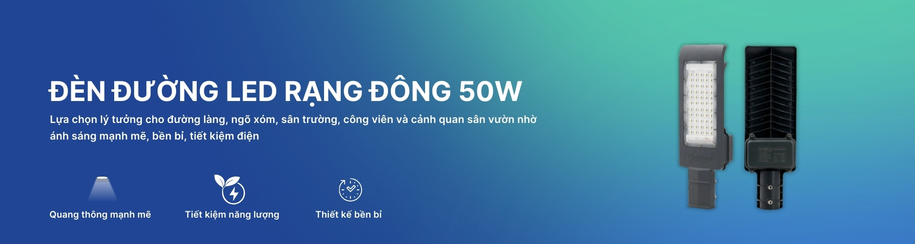 Đèn Đường Led 50W Rạng Đông Banner