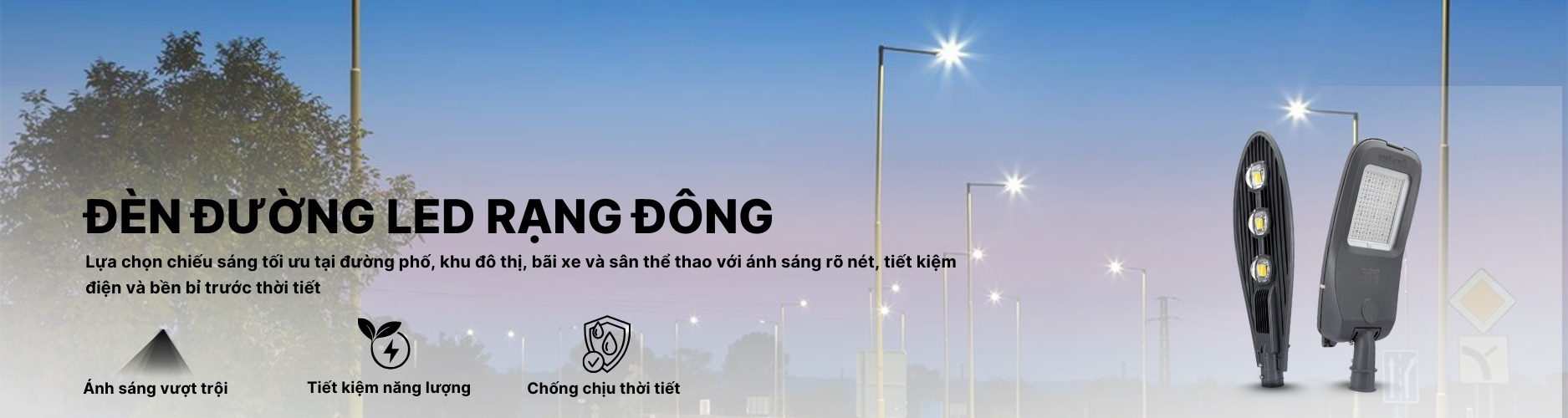 Đèn Đường LED Rạng Đông Banner