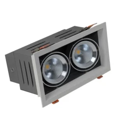 Đèn LED âm trần cob Rạng Đông AT12L 240×125 9WX2 đa