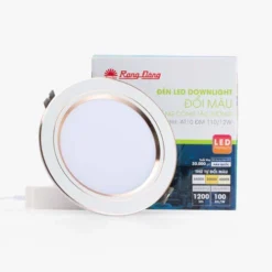 Đèn LED âm trần đổi màu Rạng Đông AT10 DM 110 12W cơ hop 1