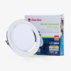 Đèn LED âm trần đổi màu Rạng Đông AT10 DM 110 12W cơ hop 2