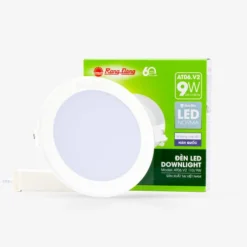 Đèn LED âm trần downlight Rạng Đông AT06 V2 110 9W vo hop