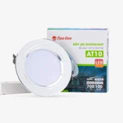 Đèn LED âm trần downlight Rạng Đông AT10 110 9W vo hop vien bac