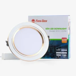 Đèn LED âm trần downlight Rạng Đông AT10 110 9W vo hop vien vang