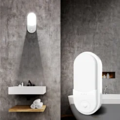 Đèn LED gắn tường cảm biến Rạng Đông GT16 PIR 220×100 15W cảm biến hồng ngoại ứng dùng 2
