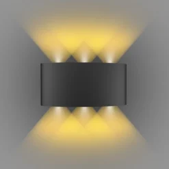 Đèn LED gắn tường Rạng Đông gt18–3m 6W ánh sáng vang