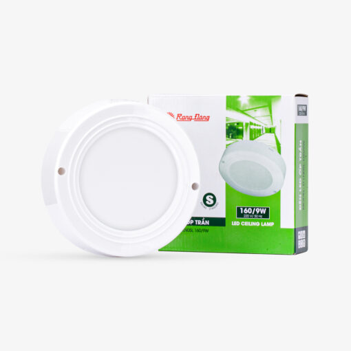 Đèn LED ốp trần tròn 160 9W LN05 ánh thuc te