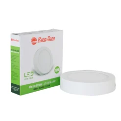 Đèn LED ốp trần tròn 172 12W LN09 ánh thuc te 2