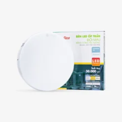 Đèn LED ốp trần tròn đổi màu 300 30W LN12 DM đế nhôm vo hop