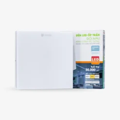 Đèn LED ốp trần vuông đổi màu đế nhôm 30W LN12 DM 300×300 vo hop