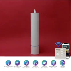 Đèn LED thả trần 12W Rạng Đông TTR01 BLE điều khiển Bluetooth mau trang