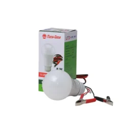 Denled bulb tròn 9W A60N1 12 24VDC 9W đầu kẹp su dùng điện AC quy