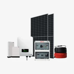 Hệ thống điện NLMT hoà lưới Rạng Đông sls R3P 8KW 3 pha cơ lưu trữ