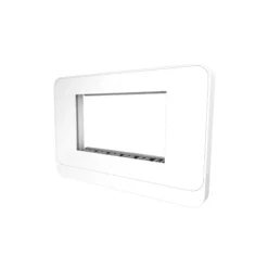 Mặt công tắc ổ cắm ba âm tường Rạng Đông MOC01 80X120X9 3H