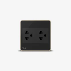 Ổ cắm âm tường Rạng Đông OCAT05K 2C 16A vuông ralli