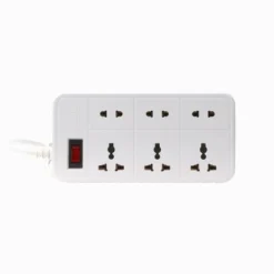 Ổ cắm đa năng 2M Rạng Đông OC06 6C 2M 10A mặt ngang