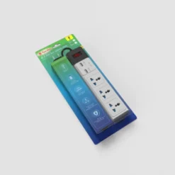Ổ cắm đa năng usb 3M Rạng Đông OC02 usb 3C 3M 10A mặt truoc