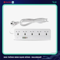 Ổ cắm thông minh Wi-Fi Rạng Đông OC09 WF usb 5C 10A mau trang 1