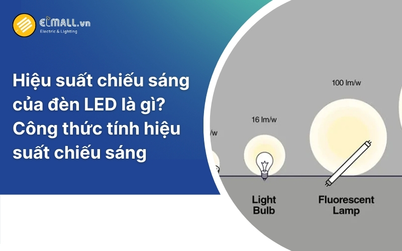 hiệu suất chiếu sáng của đèn led