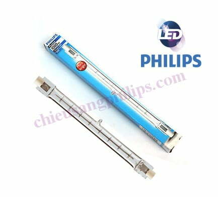 Bóng Halogen Plusline L R7s 1000W 1500W 1CT/10 dạng 2 đầu Philips